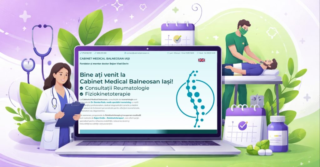 Agentie Marketing Iasi - Website pentru Cabinet Medical Balneosan